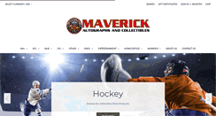 Desktop Screenshot of mavautographs.com